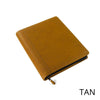 Executive Leather Zippered Binder with 3-Rings - Style #140