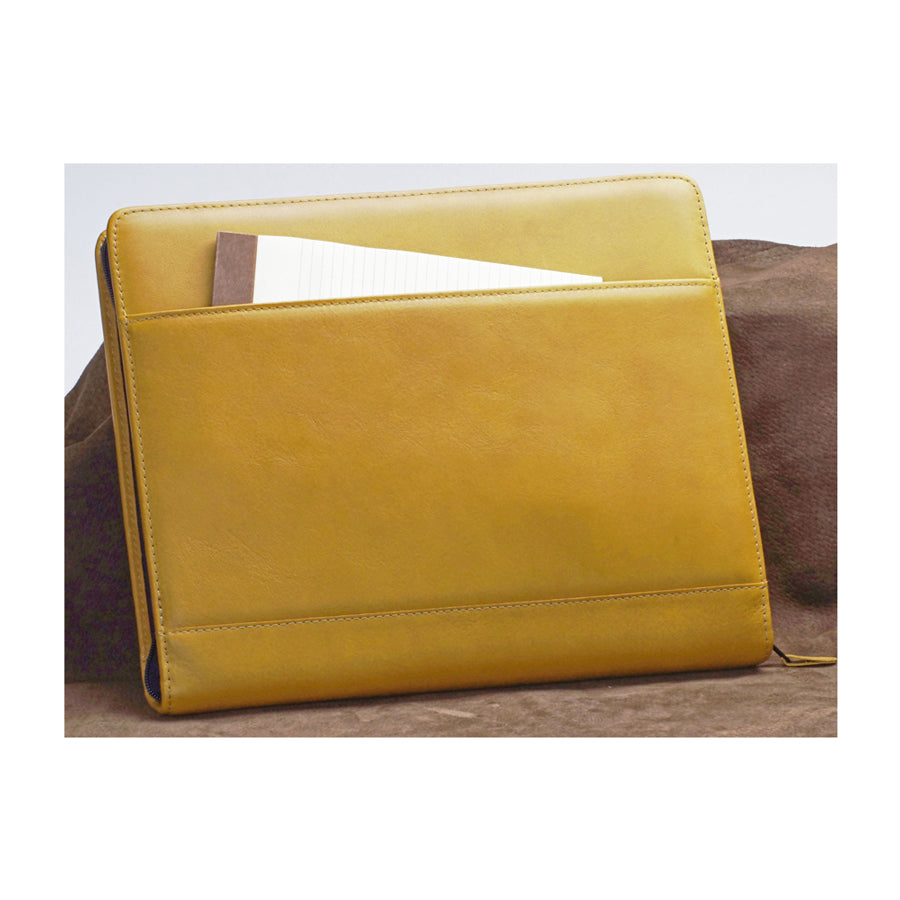 Leather Gusseted Portfolio  Order Zippered Leather Gusseted Portfolio with  Handles at McKinley Leather