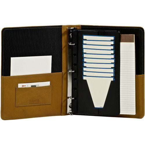 Executive Zippered ScanCard Binder Style 140ZSC | Custom Leather Binder by McKinley Leather Executive Zippered ScanCard Binder Style 140ZSC | Custom Leather Binder by McKinley Leather